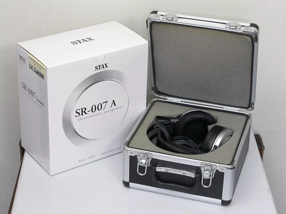 STAX SR-007A Electrostatic Earspeakers Ear Cup Color Silver New