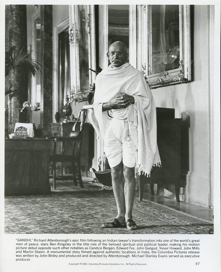 Ben Kingsley Gandhi Original 8x10