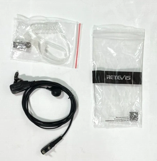2 Pin Mic Headset for Retevis RT22 H777Plus RT27V Baofeng UV5R Kenwood - Image 2 of 4