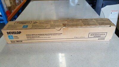 Genuine Konica Develop A33K4D2 TN512C Cyan Toner for BIZHUB C454 C554 Brand New