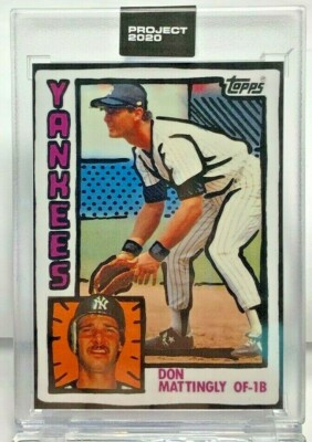 Topps Project 2020 #190 - 1984 Don Mattingly by Joshua Vides - Print Run SP/3550