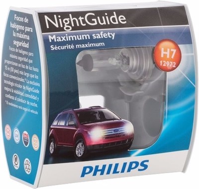 2x Philips H7 Upgrade Extra Bright Vision 50ft More Light Bulb 12972 by GERMANY