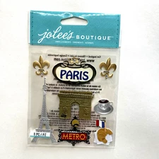 Jolee's Boutique Paris Stickers Scrapbooking Journal Collage