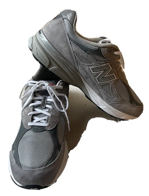 Size 16 - New Balance 990v3 Gray White 