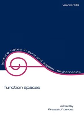 Jarosz - Function Spaces  Volume 136 - paperback or softback - X555z