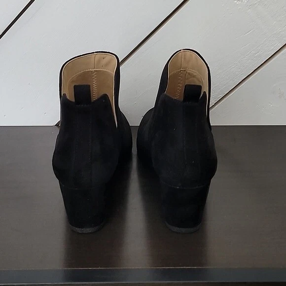 NEW Journee Collection Womens Mylee Black 9W Ankle bootie Boots - Image 4 of 4