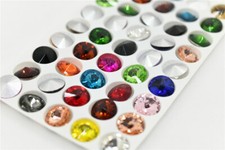 glue on bulk Rivoli Strass Pointback Rhinestones Round stone for Jewelry Making 