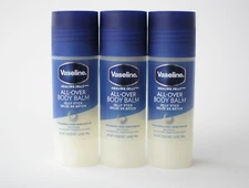 Vaseline All Over Body Balm Stick Fragrance Free Anti Friction 1.4 oz Lot of 3