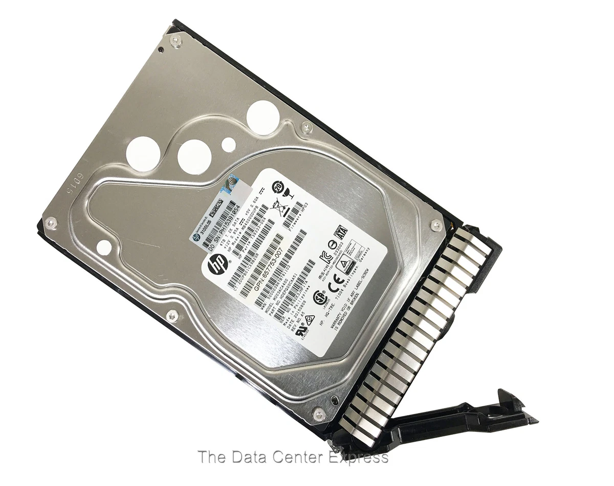 HPE SUB) 4TB SATA 6G 7.2K LFF SCC 3.5