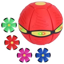 4-Pack LED Flying Saucer Balls – Colorful Electric UFO Toy with Flashing Lights