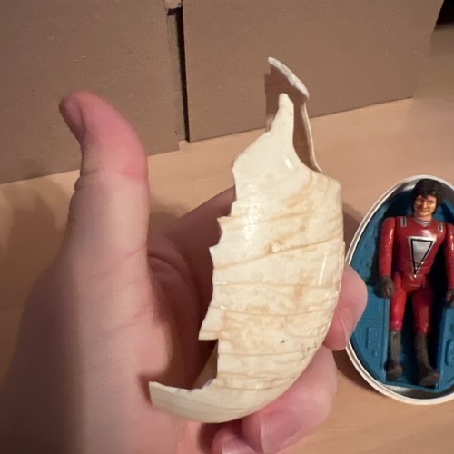 MORK FROM ORK, Vintage 1979 Mattel EGG SHIP 4" Figure Broken Top - Picture 2 of 7