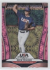 2020 Donruss American Pride Pink Fireworks Nick Frasso Stephen Strasburg 5tr