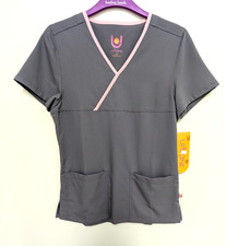 Women's Urbane Scrub Top 9407, Sz. XS, Color Puter W/ Trim,Nice Stretch NWT