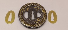 Tsuba + Seppa für Katana / Wakizashi  Samura Schwert