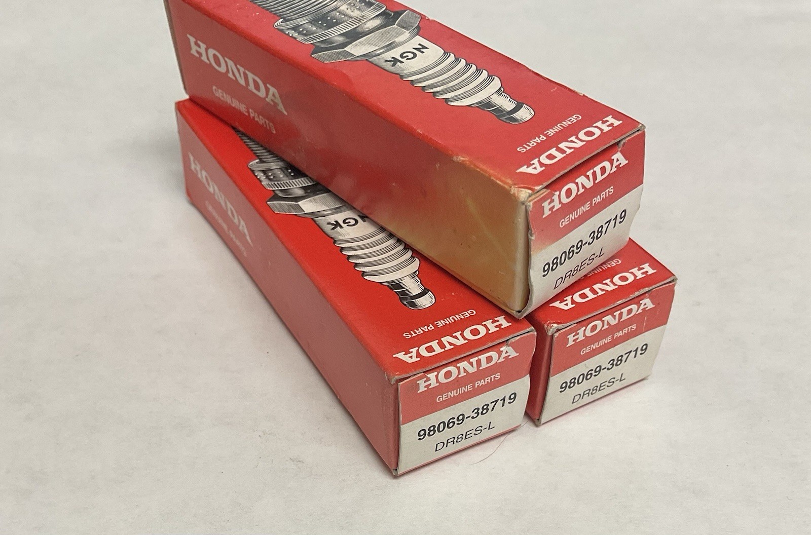 VINTAGE HONDA NGK DR8ES-L Spark Plugs  SET OF 3