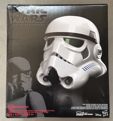 Hasbro Star Wars The Black Series Imperial Stormtrooper Electronic Voice Helmet