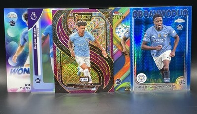 2024-25 Topps Chrome UEFA, Finest, &amp; Panini - MANCHESTER CITY