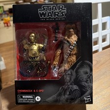 Star Wars Black Series Chewbacca & C-3PO Figures Empire Strikes Back