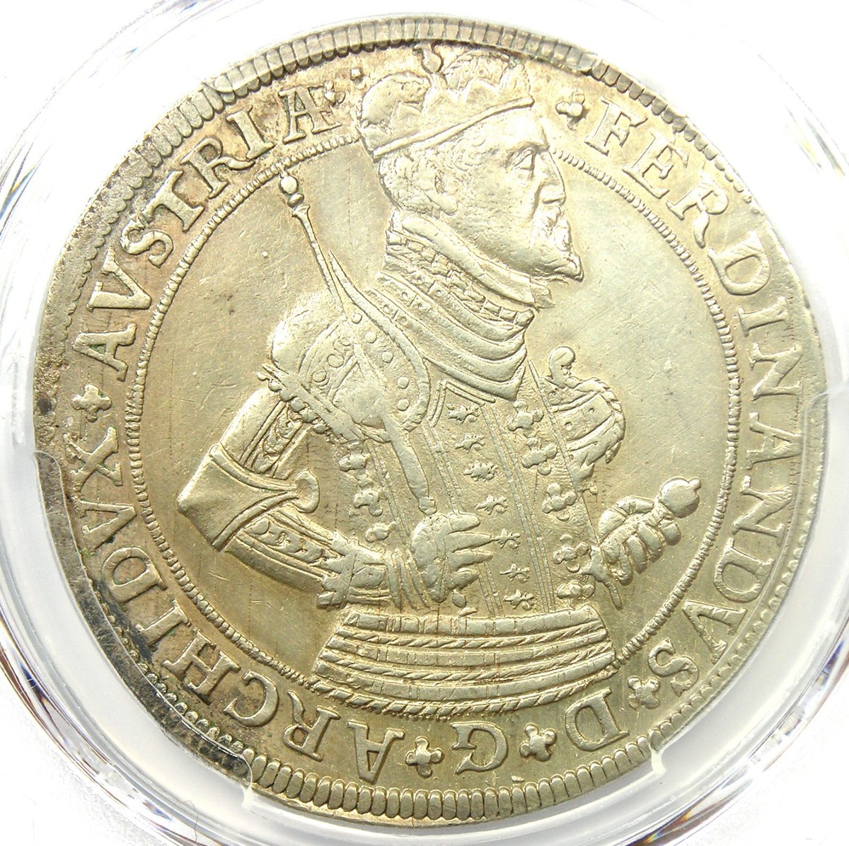 1564-1595 Austria Archduke Ferdinand Thaler Coin - Certified PCGS