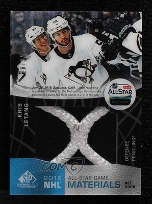 2019 SP Game Used NHL All-Star Material Net Cord 28/35 Kris Letang #ASNC-KL 5av