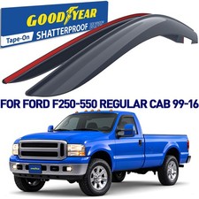 Side Window Deflectors Rain Guards for 1999-2016 Ford F250 Regular Cab