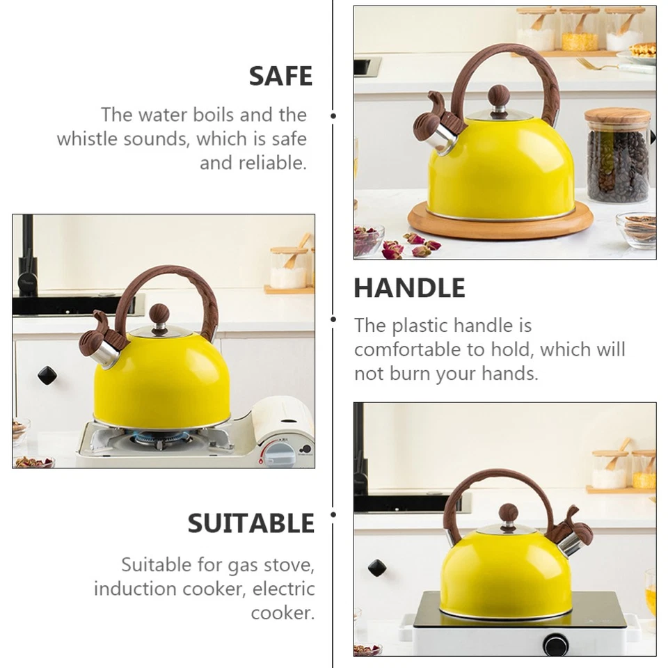 Tetera de acero inoxidable para tetera Foto 2 de 4