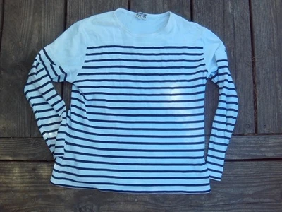 SWEAT MARINIERE ARMOR-LUX MARINE NATIONALE VINTAGE MADE IN FRANCE - Photo 1/4