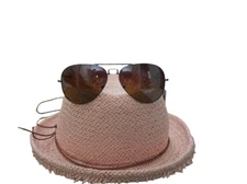 Eagle Eyes Foldable Aviator Sunglasses (#14513) stainless-steel