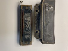 Vintage Hohner Chromonica Harmonica No. 260 Germany w/ Original Case