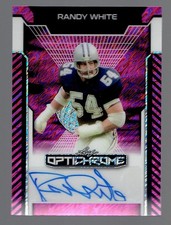2025 Leaf Optichrome Randy White Autograph Auto Football Card
