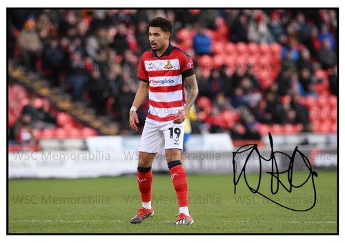 11483. Francis Okoronkwo Signed Pictures A4 Prints Everton Doncaster Lincoln etc