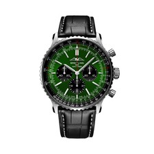 Breitling Navitimer B01 Chronograph 46 Green Dial Watch AB0137241L1P1