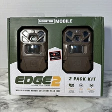 Moultrie Mobile Edge 2 Cellular Trail Camera - MMC-14124- 2 Pack - Brown - NEW