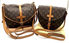 Autentico Louis Vuitton Vintage Bundle Chantilly MM + Monogramma Saumur 30