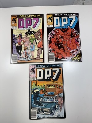 Marvel Comics New Universe DP7 Lot of 3 # s 1-3   Paul Ryan Art   VF/NM   1986