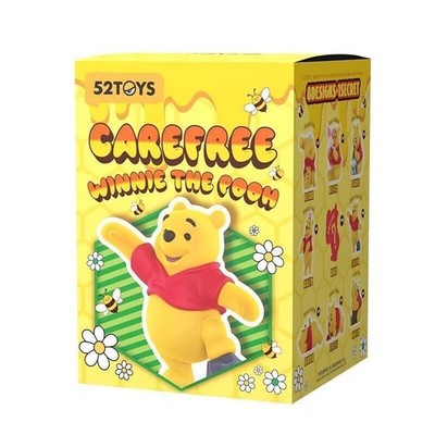 『美品シークレット』Carefree Winnie the Pooh 52TOYS Disney Carefree Winnie The Pooh Series Blind Box Figure