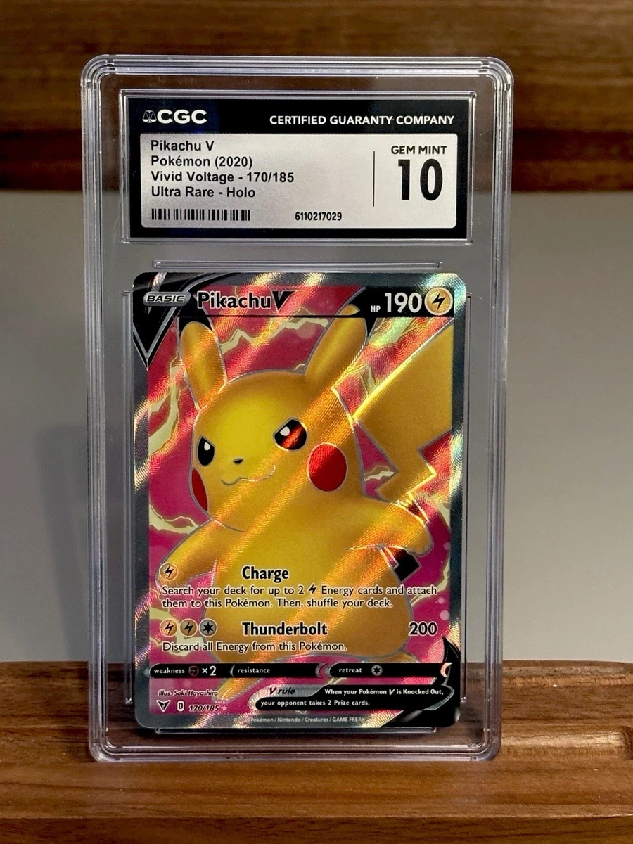 Pikachu V 170/185 Swsh04: Vivid Voltage for sale | eBay