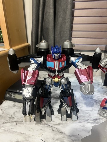 2 Optimus Prime Transformers Talking Action Figure Jet Pack , Buzzsaw - Picture 3 of 11