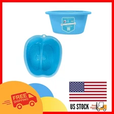 Luxury Extra Large Blue Foot Soaking Tub for Ultimate Relaxation & Pain Relief