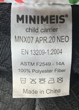 Minimeis Fold Child Shoulder Backpack Carrier Blue Light Weight