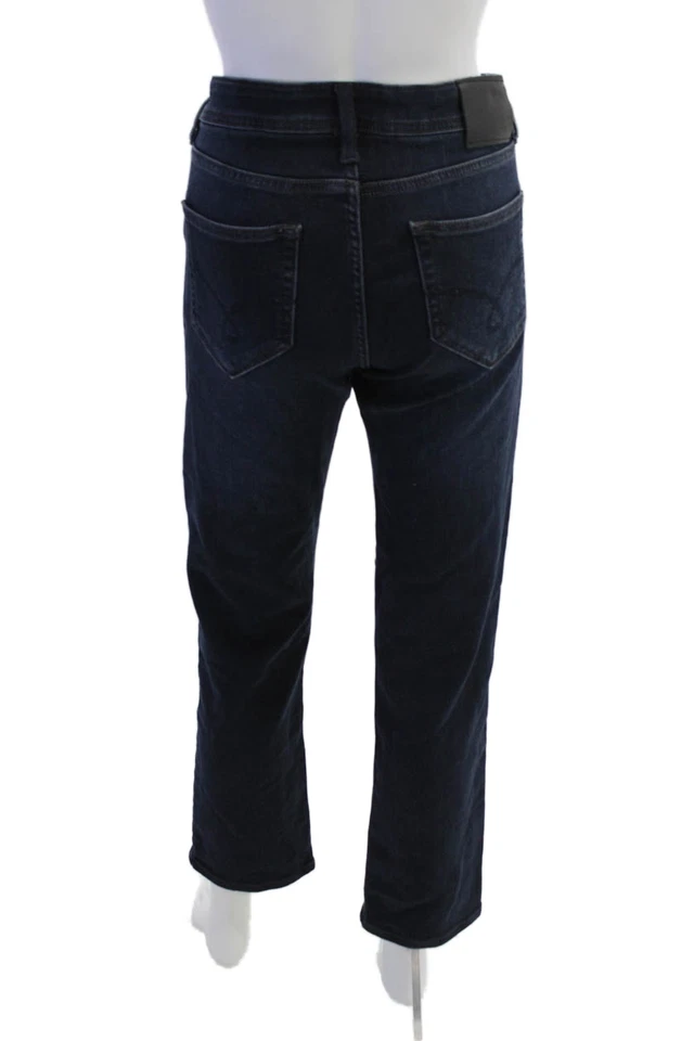 Jack of Spades 男女通用短直筒牛仔裤深蓝色 30 码 — 第 3/4 张图片