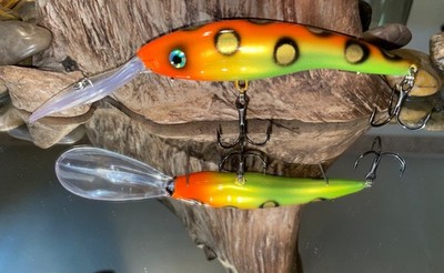 Custom painted Knock off Rapala Deep Tail Dancer TDD-11, 2can Slammy