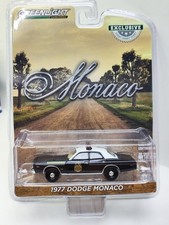 Green Light 1:64 1977 Dodge Monaco Hatchapee Monaco Police car 30152