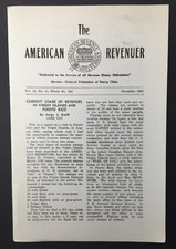 The American Revenuer Volume 22 No. 10 Whole No 210 December 1968 Stamp Ephemera