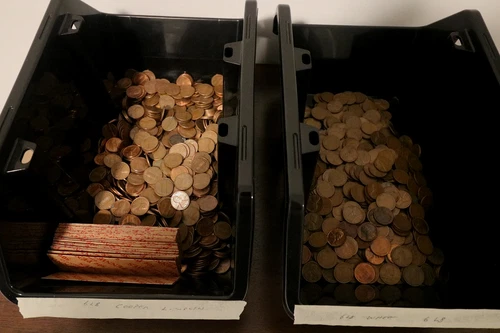 12 lbs Wheat Pennies Bulk Lot~Unsearched/Lincoln Cents~1,750 Pennies~All Copper!