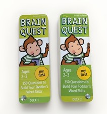 Brain Quest Ages 2-3 My First Deck 1  2 350 Questions To Build Skill 4th Ed.