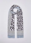 LIU JO ANIMAL STOLE - BLUE - 2A6041T4286-09C45