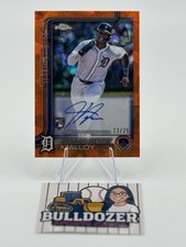 2025 Topps Chrome Sapphire Tigers Justyn-Henry Malloy Auto /25 RC