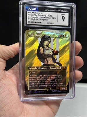 Tifa Martial Artist 0214 (Borderless) (Surge Foil) Final Fantasy