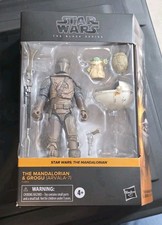Star Wars 6  Black Series Deluxe THE MANDALORIAN & GROGU ARVALA-7 New Sealed